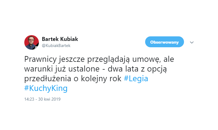 Legia PODJĘŁA decyzję w sprawie Kucharczyka